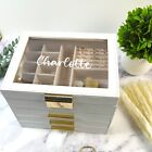 Personalized Jewelry Elegant Box Organizer For Girls Large Jewelry Storage