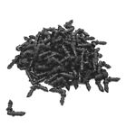  100 Pack  - 1 4 -inch Barbed Elbows  Drip Irrigation   Hydroponics - Rain  Grow