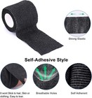15pcs Self Adhesive Bandage Wrap Elastic Athletic Tape Self Stick Bandage Tape