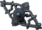 Vintage Cast Iron Ornate Drawer Cabinet Pull Farmhouse Antique Kitchen Heavy       