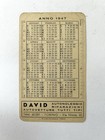 1947 David Torino Original Vintage Car Advertising Pocket Calendar