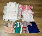 Large Lot Of American Girl Doll Clothing Outfits   Quilt pillow Bedding Set