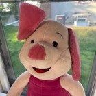 Disney Piglet Plush Stuffed Animal Pink Classic Winnie The Pooh Vtg Mattel Huge