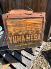 Rare Vintage Wood Fruit Crate Dual Yuma Mesa Grapefruit Banner Fruit