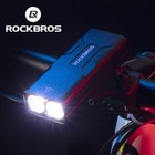 Rockbros Bike Headlight Bicycle Handlebar Front Light Led Usb Rechargeable Lamp