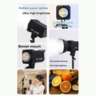 300w Bi Led Video Light  Continuous Led Lighting With 2 4g  Remote For8233