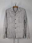 Vintage 50s Loopneck Flannel Pop Art Static Aop Rockabilly Shirt Usa Tromp Loeil