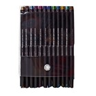 24 Colors Fineliner Fine Tip Pens Set 0 4mm Water Based Colored Markers Ranberri
