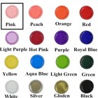200pcs 1  Flattened Bottle Caps Flat Linerless Double Sided Painted Diy -pink