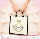 Bride Bag  Tote Canvas Gift Bag Honeymoon Beach Bag    