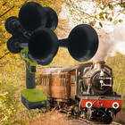 For Ryobi One 18v Drill Train 4 Horn Quad Black Air Trumpets W battery   Charger