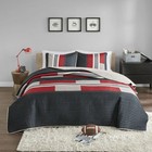Cs14-0864 3 Piece Quilt Coverlet Bedspread All Season Lightweight Hypoallerge   