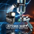 Atom X27 Lvlp Auto Paint Spray Gun     Clearcoat 1 3 1 4mm   Gunbudd