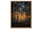 Whimsical Nature Forest Wall Art  Enchanted Forest 24 l X 16 w Full Tree Stars