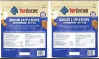 2 X Top Chews Chicken   Apple Recipe 100  Natural Dog Treats  40oz  Ea Exp 01 28
