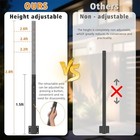 String Light Poles For Deck 10 Pack  Outside Retractable 2 8 Ft 10 Packs