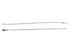 4 5  Inch Nickle Plated Steel Ball Key Chains Made In Usa - Pack Of 100