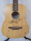 Luna Safari Bamboo 3 4 Travel Guitar With Case