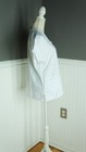 New Cherokee Women s Traditional Scrub Top Size Xs White Short Sleeve V-neck Nwt