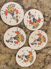 Ritzenhoff  Schnapps Glass Michal Shalev  Coasters Vintage