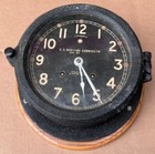 Antique Chelsea Us Maritime Commision Ship s Bell Deck Clock Wwii W  Key Wwii