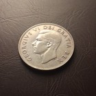 1950 Canada 50 Cents George Vi Silver Half Dollar Coin Fifty Cent