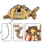 Pet Turtle Leather Harness And Leash - Adjustable Control Leash For Tortoise    