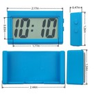 Small Digital Clock   portable Travel Clock   classroom Bedroom Small  Blue 