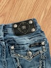 Miss Me   Child   s  Distressed Jeans  Sz 7 Straight Leg 25    Waist 25   lengt