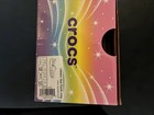 New Lisa Frank Crocs Classic Clog Neon Purple Multi Hearts Men 4 Women 6