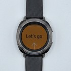 Samsung Gear Sport Smart Watch Size L Black Silicone Band Sm-r600