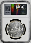 1947  1 Silver Dollar George Vi Canada Ngc Ms63 Blunt-7