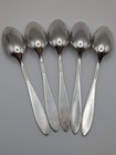 Set Of 5 Vintage Silverplate Patrician Pattern Community Plate Spoons Art Deco