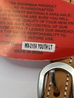 Showman Youth Argentina Cow Leather Spur Straps W rawhide Ends Youth Lt