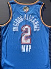 Shai Gilgeous Alexander Signed Auto 25 Nba Finals Jersey Okc Thunder Mvp Jsa Coa