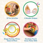 Footsteps Wooden Activity Walker 19 61 In With 3 Shapes  Baby And Toddler Toys
