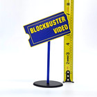 Miniature Blockbuster Inspired Sign - 7 In Tall Nostalgic Desk Diorama Display