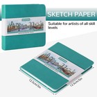 Hardcover Pocket Sketchbook  5  X 5  Square Mini Sketchbook  98lb 160gsm Heav   