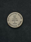 Vintage Wooden Nickel Old Country Store 5c Trade  Jackson Tenn Always Good 1971