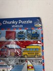Melissa   Doug Vehicles 9pc Wooden Chunky Puzzle For Toddlers-new In Package
