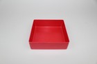 16 Schaller Red Tool Box Organizers - 6 X 6 X 2 Inch Deep  actual Depth 1-3 4 