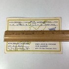 Japan Qsl Radio Card 1957 Okinawa John Crouse San Francisco