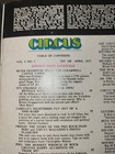 Vintage Circus April 1975 Magazine Rock Photo Contest No Poster