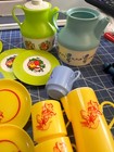 Pretend Play Kitchen Dishes Vintage 1980s Mixed Lot 207 1747
