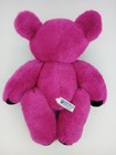 Vintage Steven Smith Grateful Dead 12  Bear Fuchsia Pink Jointed Plush No Collar