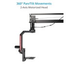 Proaim Sr   Motorized Pan Tilt Head With 12v Joystick Controller For Camera Jib