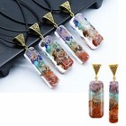 Natural 7 Chakra Stone Energy Pendant Necklace Yoga Reiki Healing Amulet Gifts