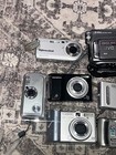 Lot Of 7 Digital Cameras For Parts repair Sony  Nikon Canon Casio Pentax Jvc