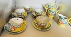 1940s Hand Painted Japanese Child s Tea Set - 18 Pieces