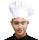 Chef Hat Set Of 6 Pcs Pack Adult Adjustable Elastic Baker Kitchen Cooking Che   